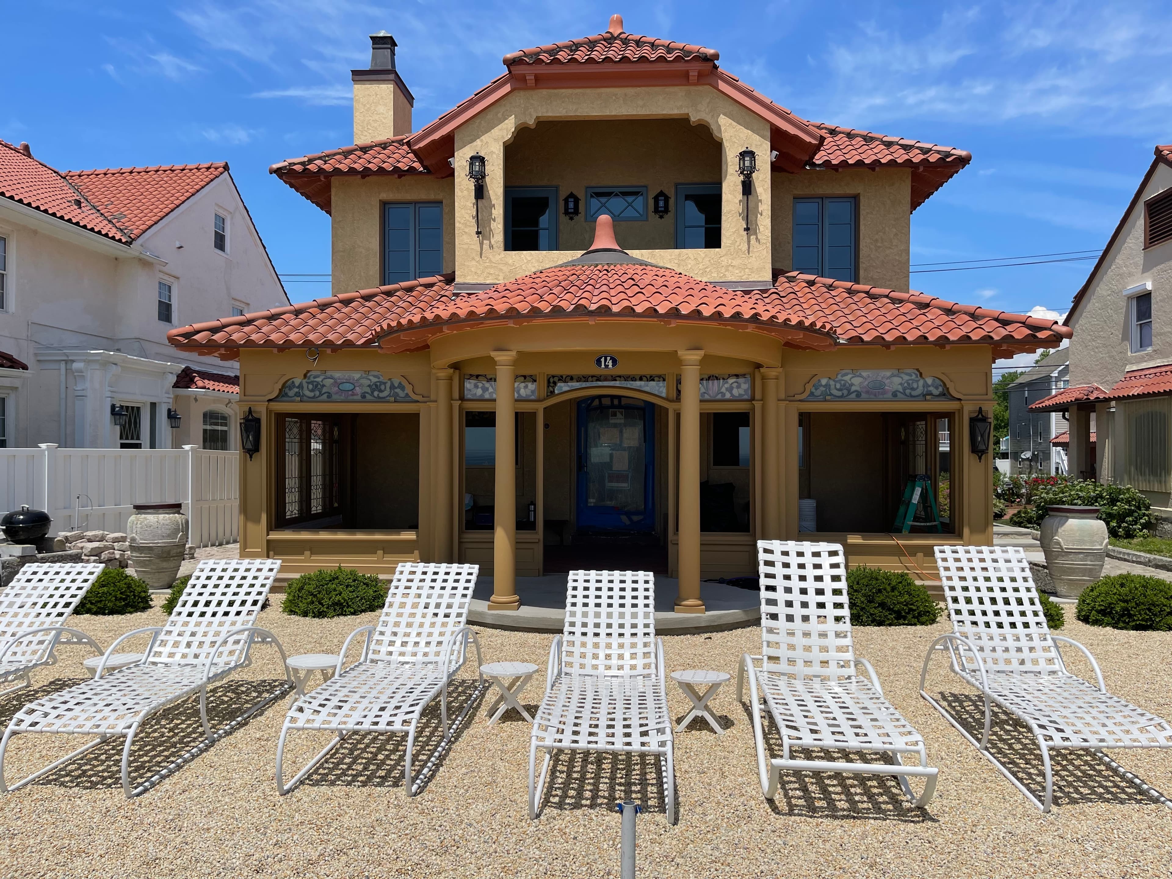 The private oceanfront property where the Mastermind is held